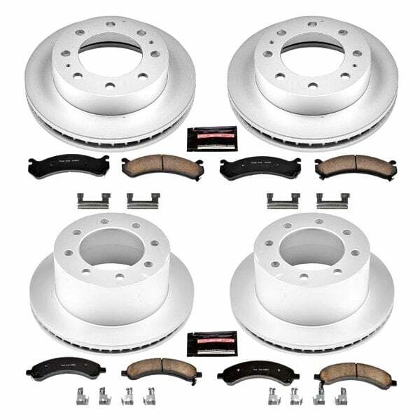 Power Stop 03-08 Chevrolet Express 3500 Front & Rear Z17 Evolution Geomet Coated Brake Kit - CRK4528