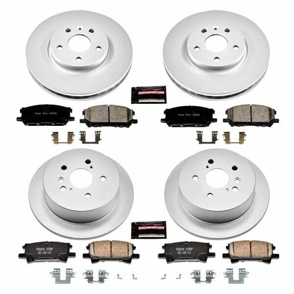Power Stop 04-06 Lexus RX330 Front & Rear Z17 Evolution Geomet Coated Brake Kit - CRK4530