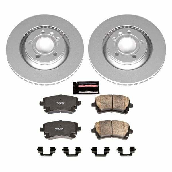 Power Stop 04-09 Audi S4 Rear Z23 Evolution Sport Coated Brake Kit - CRK4564