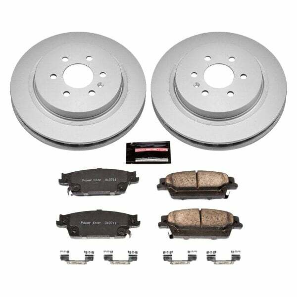 Power Stop 04-09 Cadillac SRX Rear Z17 Evolution Geomet Coated Brake Kit - CRK4568
