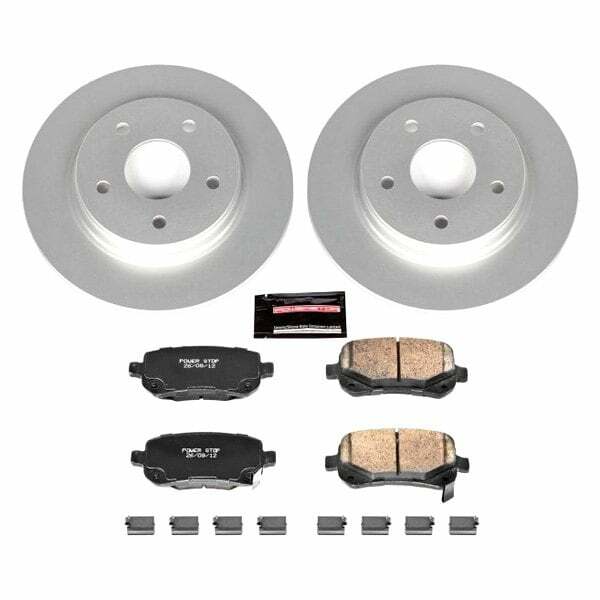 Power Stop 08-12 Chrysler Town & Country Rear Z17 Evolution Geomet Coated Brake Kit - CRK4569