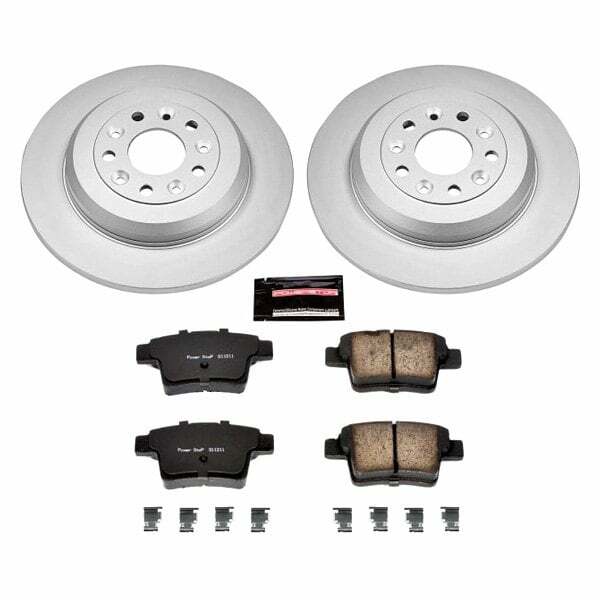 Power Stop 05-07 Ford Five Hundred Rear Z17 Evolution Geomet Coated Brake Kit - CRK4600