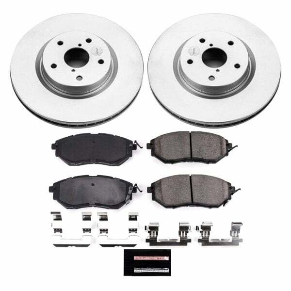 Power Stop 06-07 Subaru B9 Tribeca Front Z17 Evolution Geomet Coated Brake Kit - CRK4603