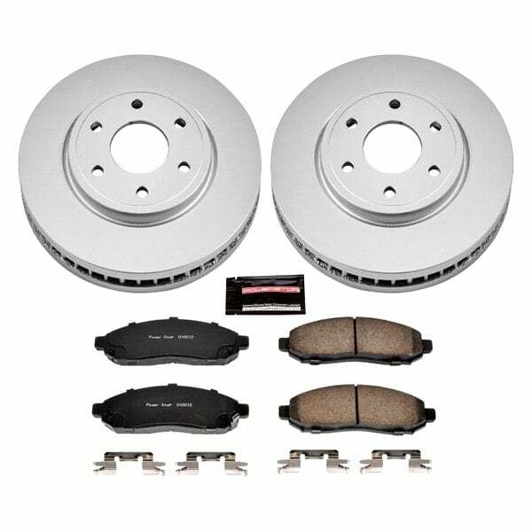 Power Stop 05-18 Nissan Frontier Front Z17 Evolution Geomet Coated Brake Kit - CRK4611