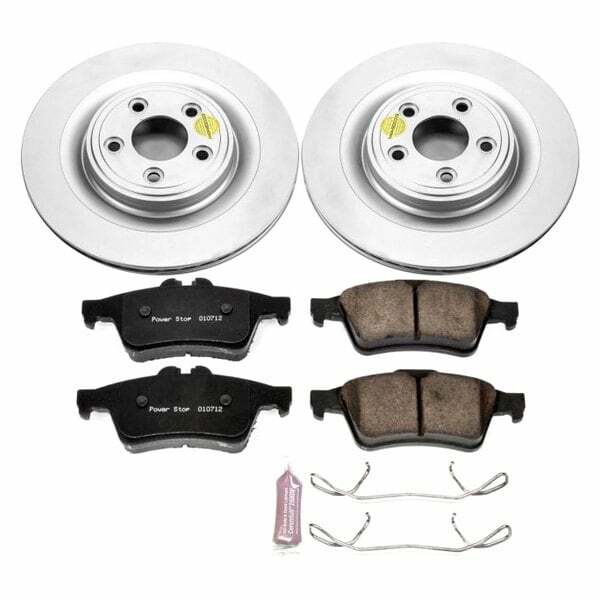 Power Stop 06-08 Jaguar S-Type Rear Z23 Evolution Sport Coated Brake Kit - CRK4612