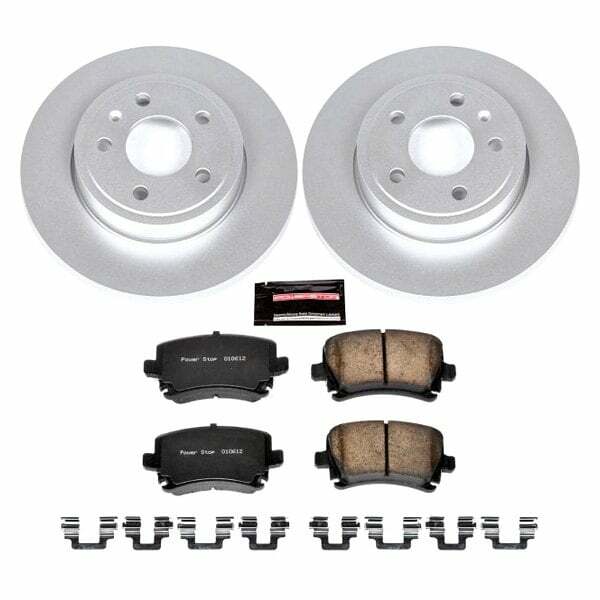 Power Stop 05-09 Audi A4 Rear Z23 Evolution Sport Coated Brake Kit - CRK4624