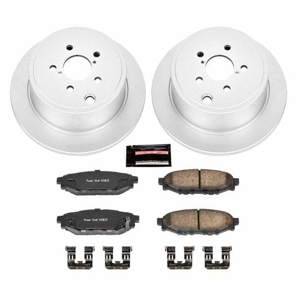 Power Stop 13-16 Subaru BRZ Rear Z17 Evolution Geomet Coated Brake Kit - CRK4631