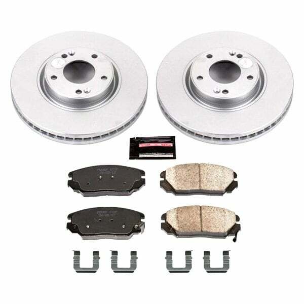 Power Stop 06-11 Hyundai Azera Front Z17 Evolution Geomet Coated Brake Kit - CRK4646