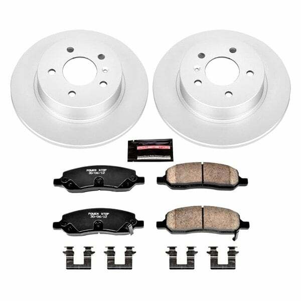 Power Stop 06-11 Buick Lucerne Rear Z17 Evolution Geomet Coated Brake Kit - CRK4658