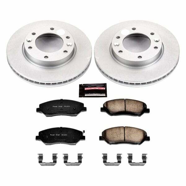 Power Stop 07-08 Hyundai Entourage Front Z17 Evolution Geomet Coated Brake Kit - CRK4664