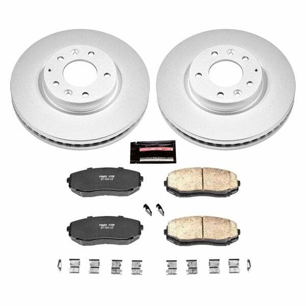 Power Stop 07-12 Mazda CX-7 Front Z17 Evolution Geomet Coated Brake Kit - CRK4676