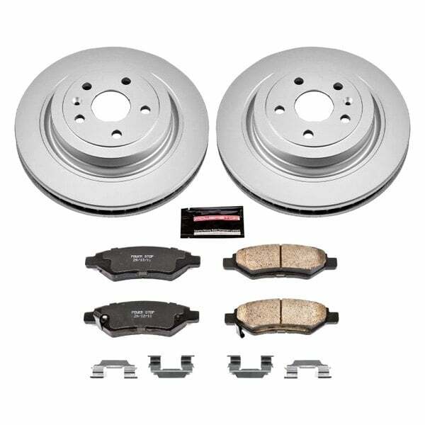 Power Stop 08-14 Cadillac CTS Rear Z17 Evolution Geomet Coated Brake Kit - CRK4723