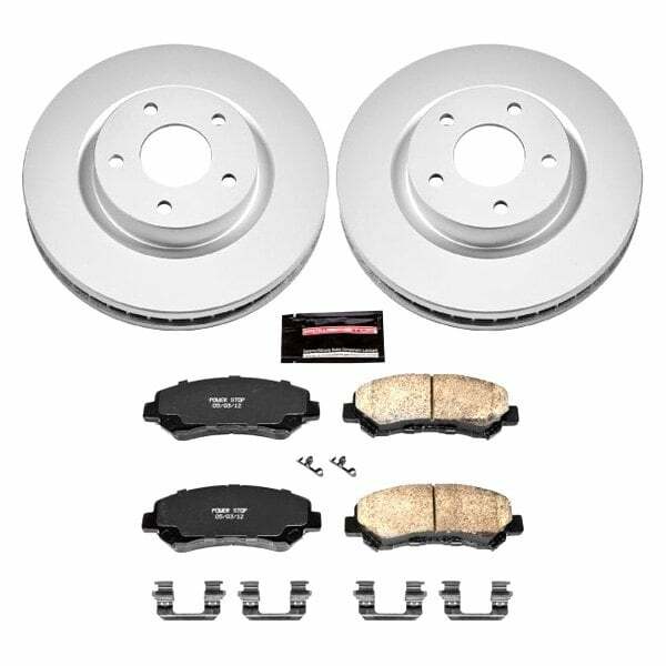 Power Stop 08-14 Nissan Rogue Front Z17 Evolution Geomet Coated Brake Kit - CRK4724