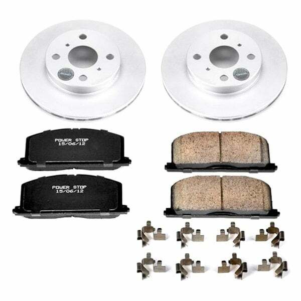 Power Stop 96-98 Toyota Paseo Front Z17 Evolution Geomet Coated Brake Kit - CRK4782