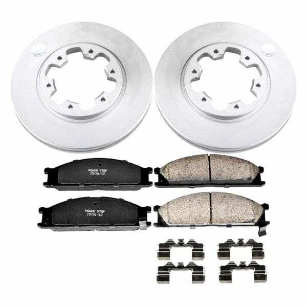 Power Stop 86-94 Nissan D21 Front Z17 Evolution Geomet Coated Brake Kit - CRK4837