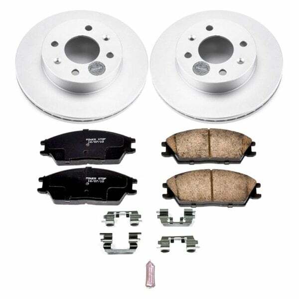 Power Stop 03-05 Hyundai Accent Front Z17 Evolution Geomet Coated Brake Kit - CRK4909
