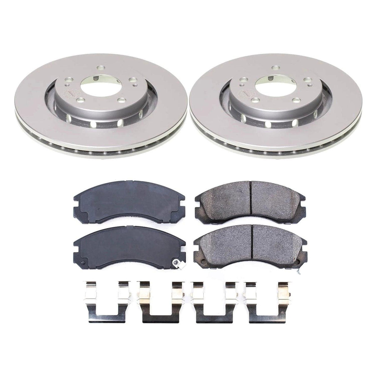Power Stop 05-06 Mitsubishi Outlander Front Z17 Coated Brake Kit - CRK4979