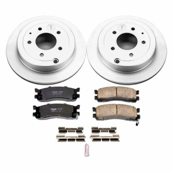 Power Stop 92-95 Mazda 929 Rear Z17 Evolution Geomet Coated Brake Kit - CRK5009