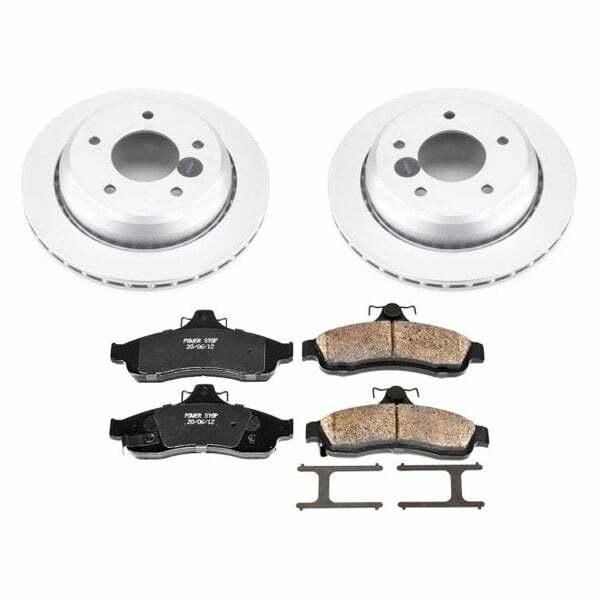 Power Stop 94-96 Chevrolet Caprice Rear Z17 Evolution Geomet Coated Brake Kit - CRK5064