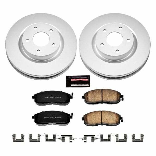Power Stop 07-12 Nissan Sentra Front Z17 Evolution Geomet Coated Brake Kit - CRK5217