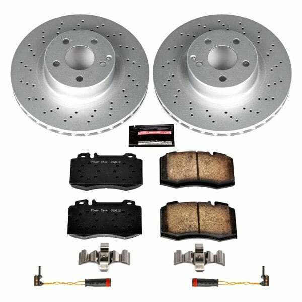 Power Stop 00-03 Mercedes-Benz CL500 Front Z23 Evolution Sport Coated Brake Kit - CRK5235