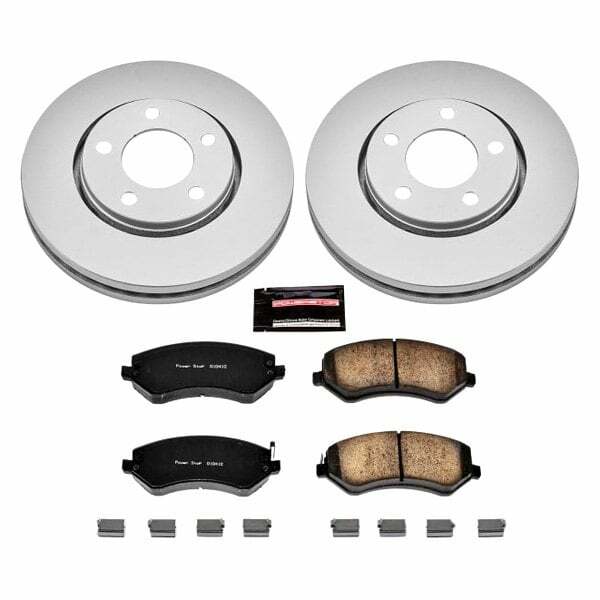 Power Stop 03-07 Chrysler Town & Country Front Z17 Evolution Geomet Coated Brake Kit - CRK5244