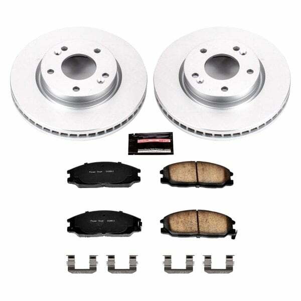 Power Stop 01-05 Hyundai Santa Fe Front Z17 Evolution Geomet Coated Brake Kit - CRK5251
