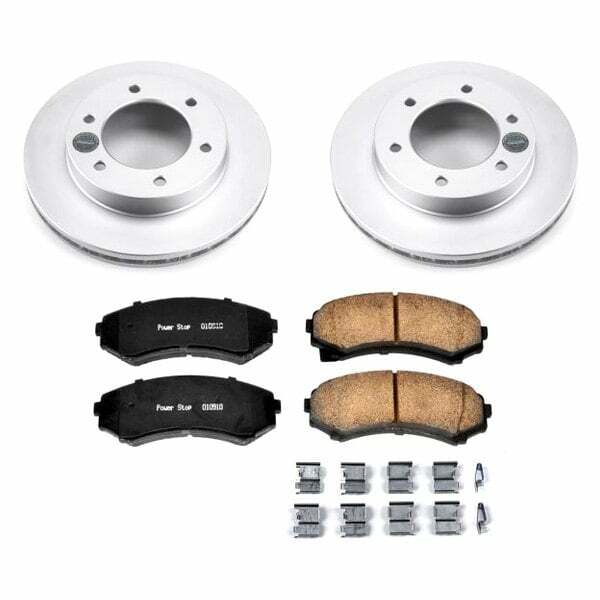 Power Stop 2002 Honda Passport Front Z17 Evolution Geomet Coated Brake Kit - CRK5259