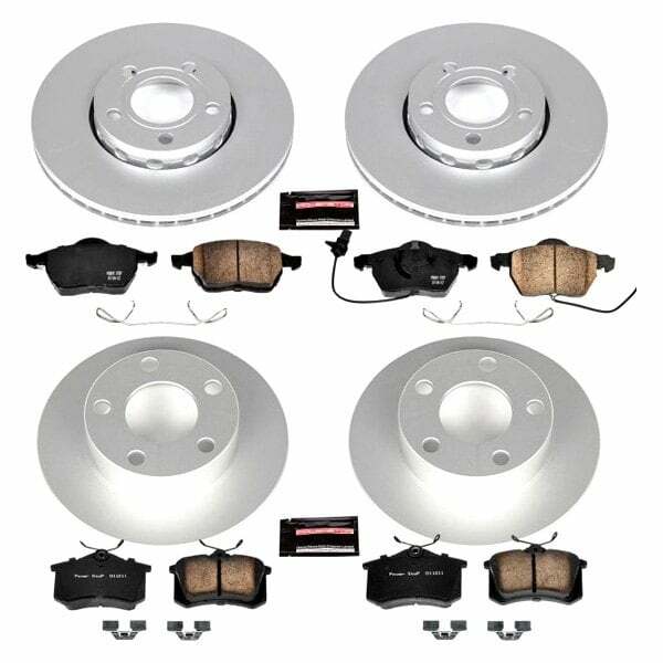 Power Stop 98-01 Audi A6 Front & Rear Z23 Evolution Sport Coated Brake Kit - CRK529