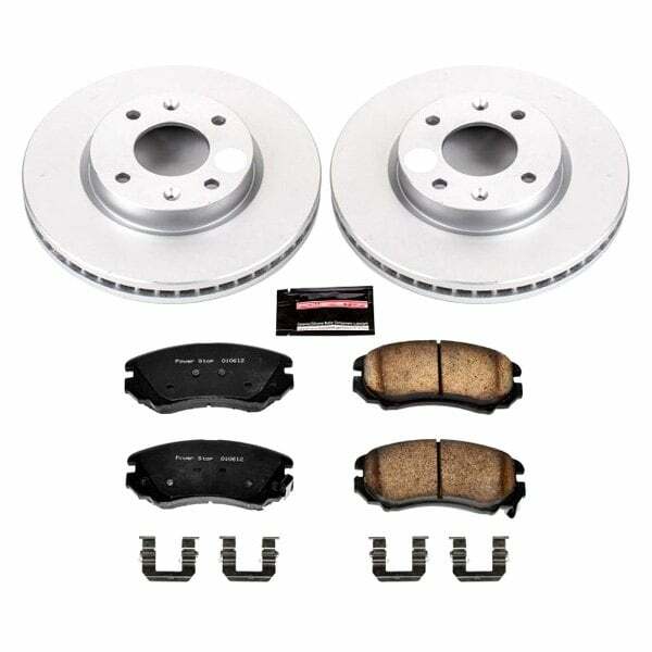Power Stop 03-05 Hyundai Sonata Front Z17 Evolution Geomet Coated Brake Kit - CRK5290