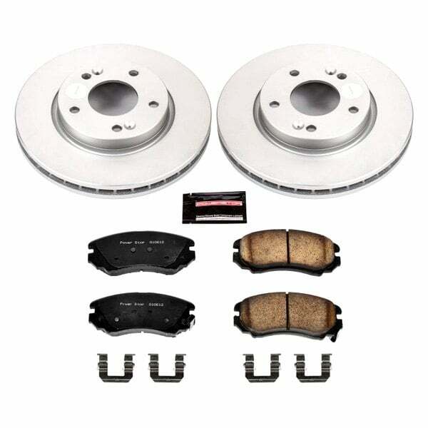 Power Stop 07-10 Hyundai Elantra Front Z17 Evolution Geomet Coated Brake Kit - CRK5291