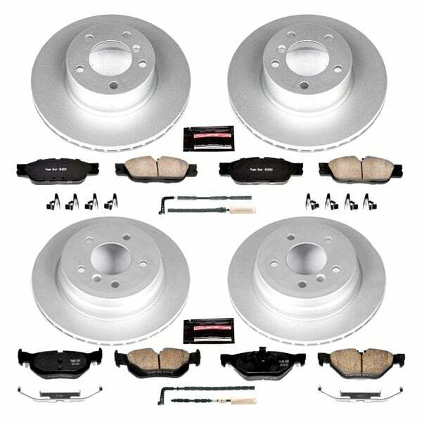 Power Stop 2006 BMW 325xi Front & Rear Z23 Evolution Sport Coated Brake Kit - CRK5357