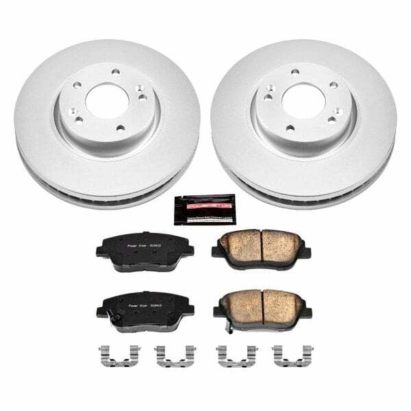 Power Stop 10-15 Hyundai Sonata Front Z17 Evolution Geomet Coated Brake Kit - CRK5377