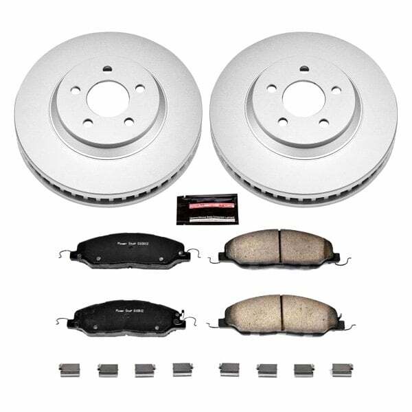 Power Stop 11-14 Ford Mustang Front Z17 Evolution Geomet Coated Brake Kit - CRK5407