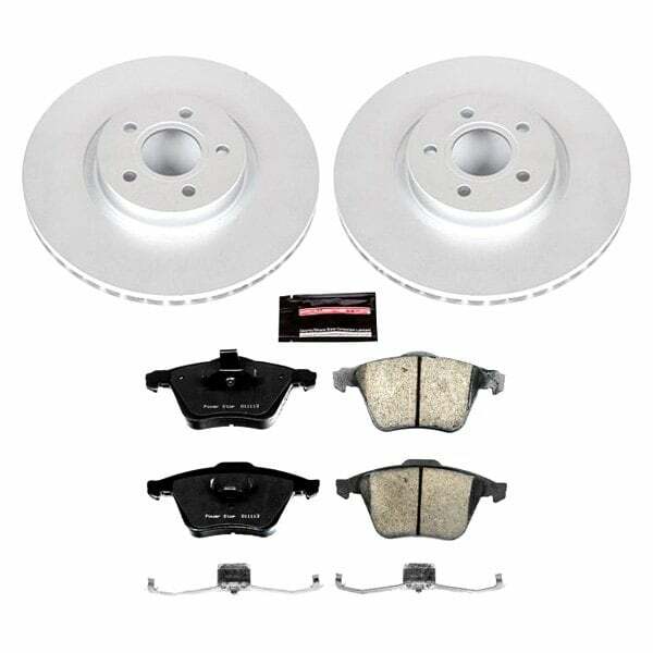 Power Stop 06-13 Volvo C70 Front Z23 Evolution Sport Coated Brake Kit - CRK5430