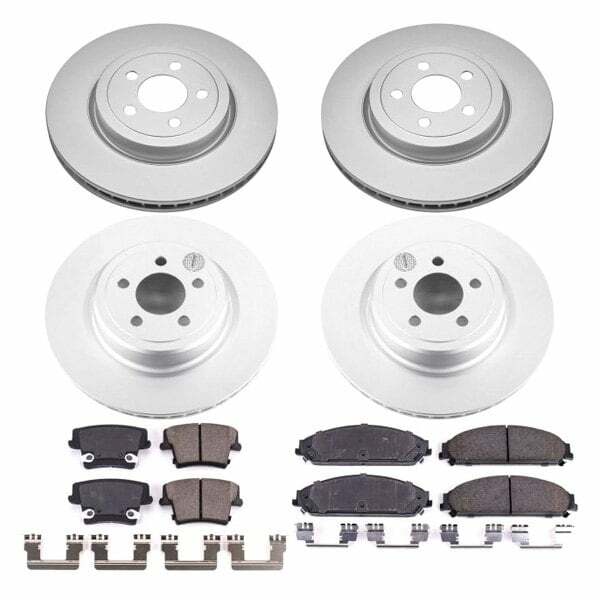 Power Stop 06-14 Dodge Charger Front & Rear Z17 Evolution Geomet Coated Brake Kit - CRK5457