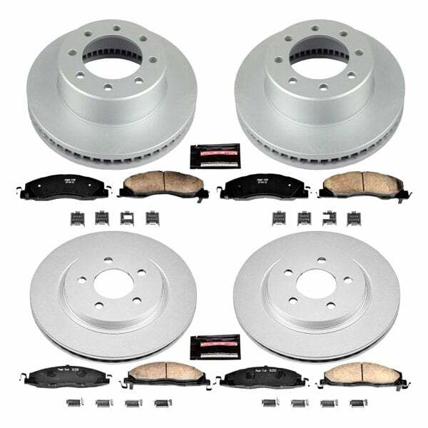 Power Stop 09-10 Dodge Ram 2500 Front & Rear Z17 Coated Brake Kit - CRK5458