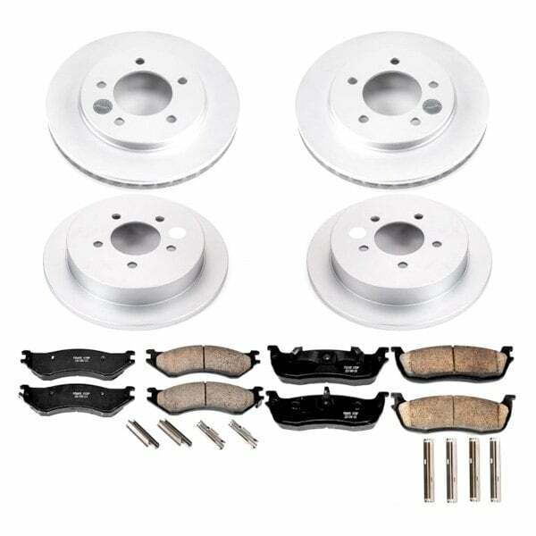 Power Stop 00-02 Ford Expedition Front & Rear Z17 Evolution Geomet Coated Brake Kit - CRK5461