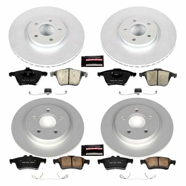 Power Stop 06-13 Volvo C70 Front & Rear Z23 Evolution Sport Coated Brake Kit - CRK5469