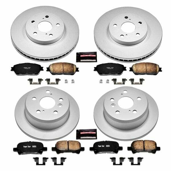 Power Stop 05-07 Toyota Avalon Front & Rear Z17 Evolution Geomet Coated Brake Kit - CRK5482