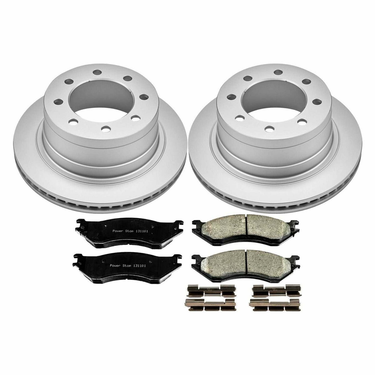 Power Stop 06-08 Dodge Ram 1500 Rear Z17 Evolution Geomet Coated Brake Kit - CRK5490