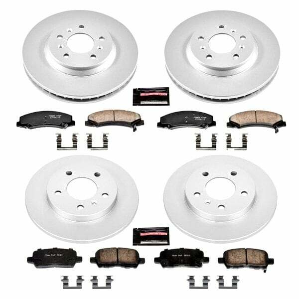 Power Stop 11-13 Chevrolet Impala Front & Rear Z17 Evolution Geomet Coated Brake Kit - CRK5504