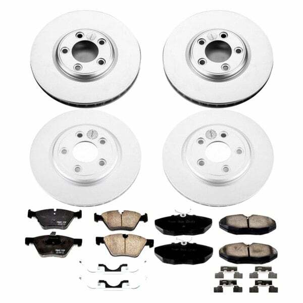 Power Stop 2005 Jaguar S-Type Front & Rear Z17 Evolution Geomet Coated Brake Kit - CRK5506