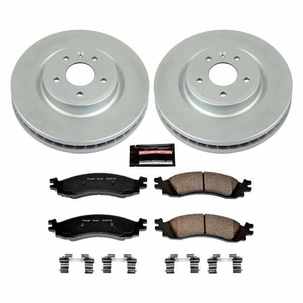 Power Stop 2010 Ford Taurus Front Z17 Evolution Geomet Coated Brake Kit - CRK5507