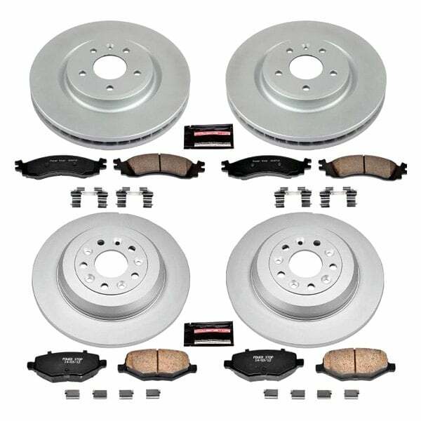 Power Stop 2010 Ford Taurus Front & Rear Z17 Evolution Geomet Coated Brake Kit - CRK5508