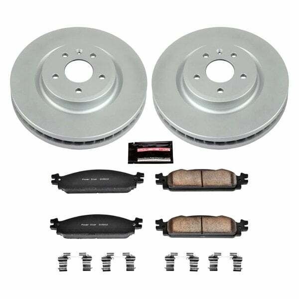 Power Stop 09-11 Ford Flex Front Z17 Evolution Geomet Coated Brake Kit - CRK5509