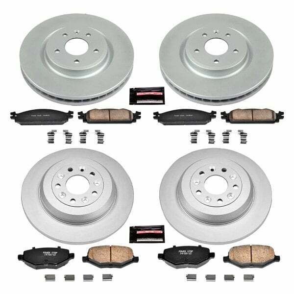 Power Stop 09-11 Ford Flex Front & Rear Z17 Evolution Geomet Coated Brake Kit - CRK5510