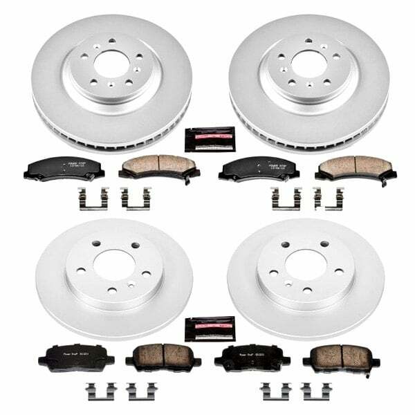 Power Stop 12-13 Chevrolet Impala Front & Rear Z17 Evolution Geomet Coated Brake Kit - CRK5514