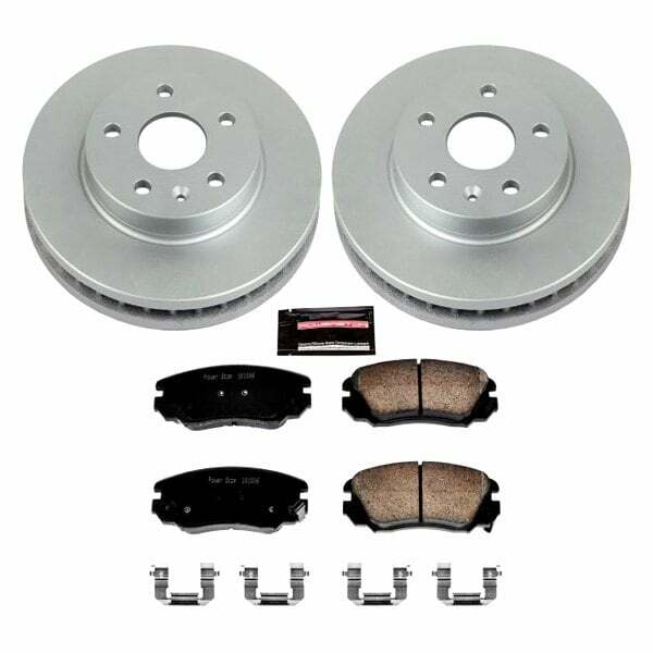Power Stop 11-16 Buick LaCrosse Front Z17 Evolution Geomet Coated Brake Kit - CRK5522