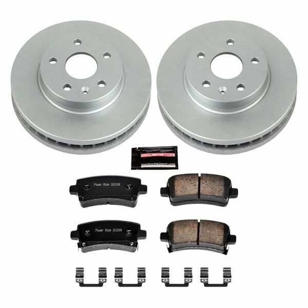 Power Stop 12-16 Buick LaCrosse Rear Z17 Evolution Geomet Coated Brake Kit - CRK5531